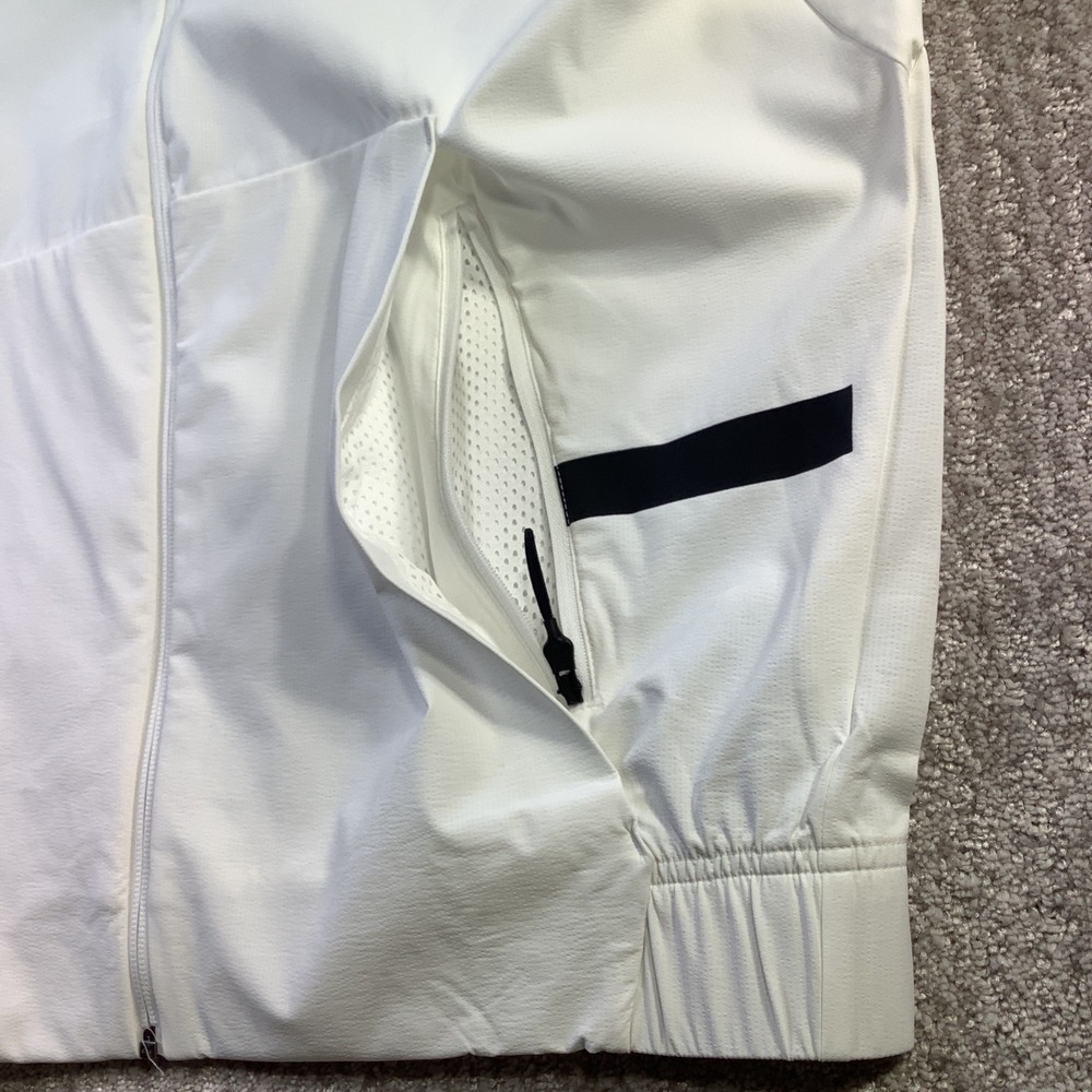 Adidas Z.N.E. Woven Track Top Mens White‎ Black Full Zip Jacket Size M NWT - Picture 14 of 16